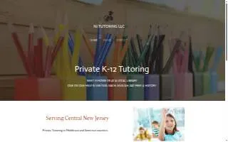NJ Tutoring LLC of Somerset website
