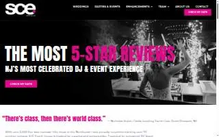 SCE Event Group of Somers Point website