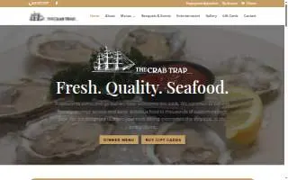 The Crab Trap website