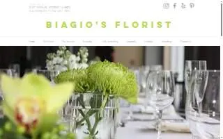 Biagio's Florist website