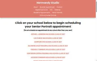 Normandy Studio website