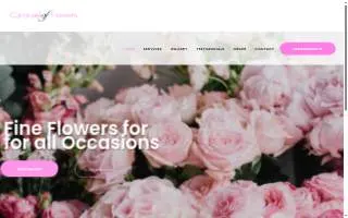 Carousel of Flowers website