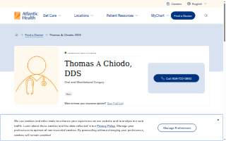 Chiodo Thomas A DDS