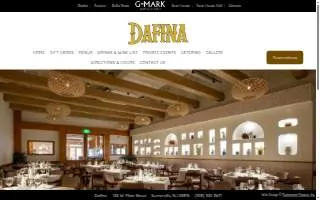 Dafina Restaurant website