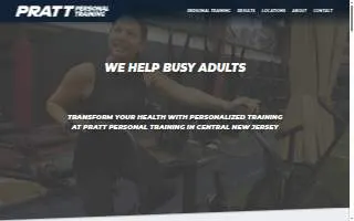 Pratt Personal Training of Somerville website