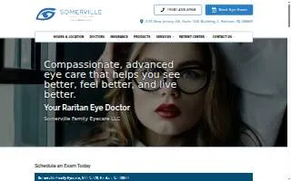 Somerville Family Eyecare LLC website