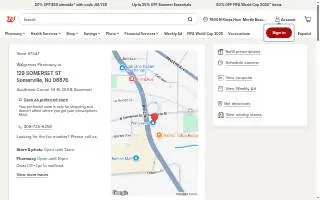 Walgreens of Somerville website