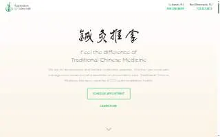 Acupuncture & Holistic Health of Phillipsburg website