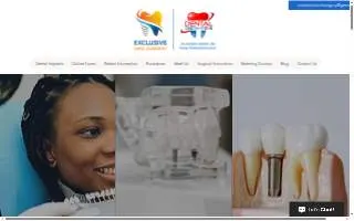 Exclusive Oral Surgery, LLC of South Orange website