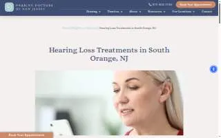 Hearing Doctors of New Jersey website