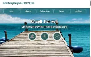 Carone Family Chiropractic of South Plainfield website