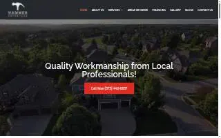 Hammer Exteriors website