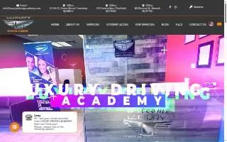 Luxury Driving Academy Plainfield website