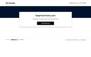 Tax Pro's Income Tax Services of South Plainfield website