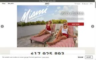 Avo's Ria Mar website