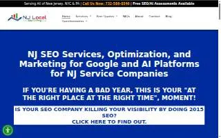 NJ Local Marketing, LLC of South River website