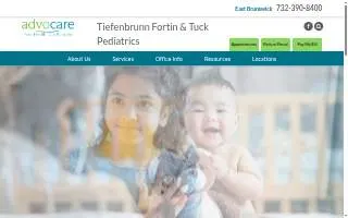 Tiefenbrunn Fortin & Tuck Pediatrics of South River website
