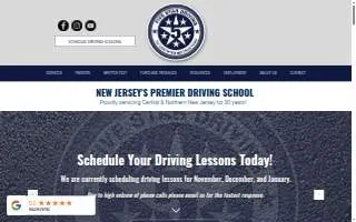 Five Star Driving School of Summit website
