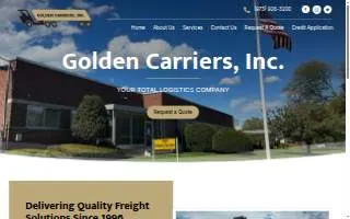 Golden Carriers, Inc. of Summit website