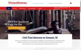Vivian Demas Attorney at Law website