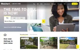 Weichert Realtors of Summit website
