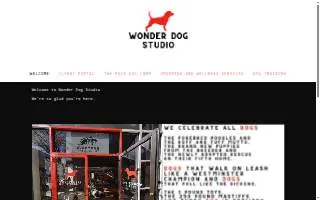 Wonder Dog Studio website