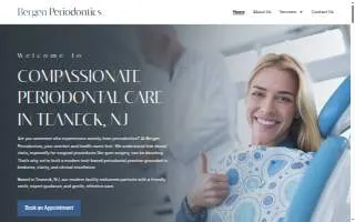 Bergen Periodontics of Teaneck website