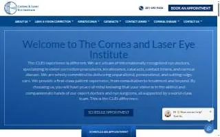 Cornea & Laser Eye Institute website