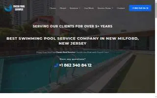 Fresh Pool Service of Teaneck website