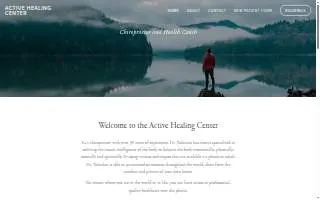 Active Healing Center: Tom Gustafson, DC website