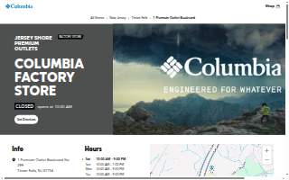 Columbia Factory Store of Tinton Falls