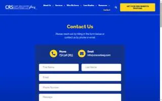 Cost Recovery Solutions LLC website