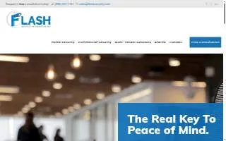 Flash Security Integrators INC of Tinton Falls website