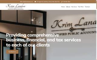 Krim Landau CPA LLC website