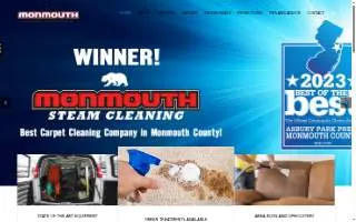 Monmouth Steam Cleaning of Tinton Falls website
