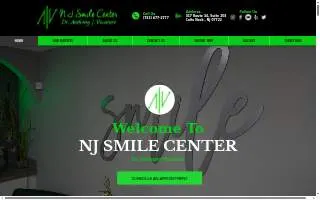 NJ Smile Center, Anthony Vocaturo website