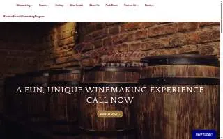 Bacchus Winemaking Club website