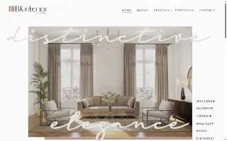 BK Interior Designs website