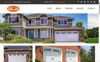 Garden State Garage Doors website