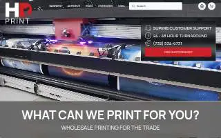 HDR Print website