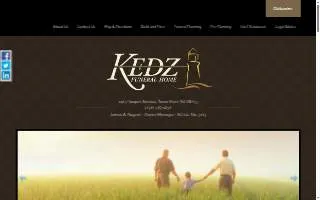 Kedz Funeral Home website