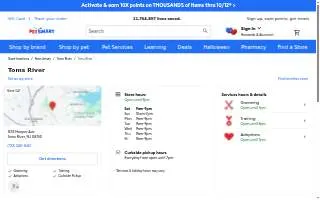 PetSmart of Toms River website
