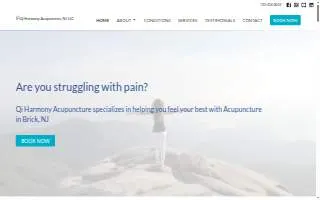 Qi Harmony Acupuncture NJ of Toms River website