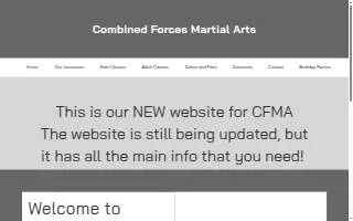 Combined Forces Martial Arts website