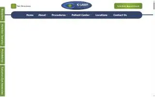 IC Laser Eye Care website