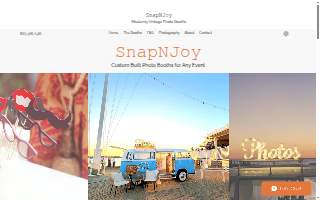 SnapNJoy Vintage Photo Booth Camper