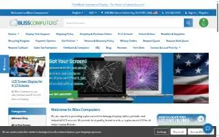 Bliss Computers website