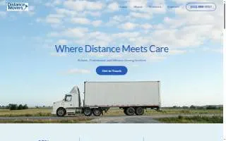 Distance Movers website