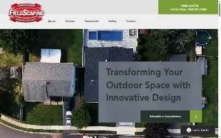 Fieldscaping LLC of Union City website