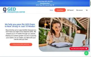Ged Preparation Center website